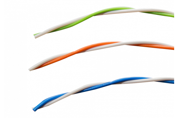 Loxone Rangierdraht orange/weiß