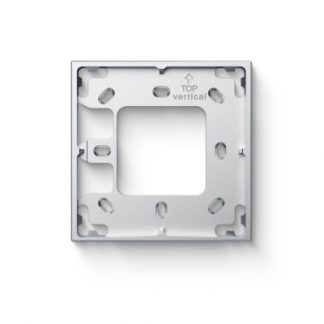 Loxone Montagerahmen 1-fach Silber