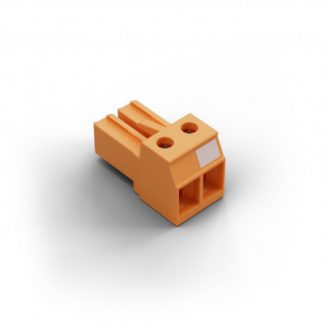 Loxone Schraub-Steckklemme orange 2pol.