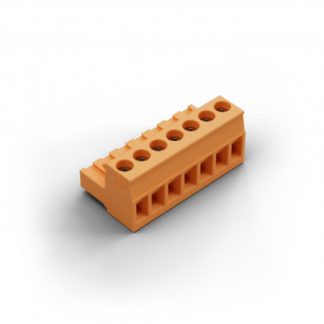 Loxone Schraub-Steckklemme orange 7pol.