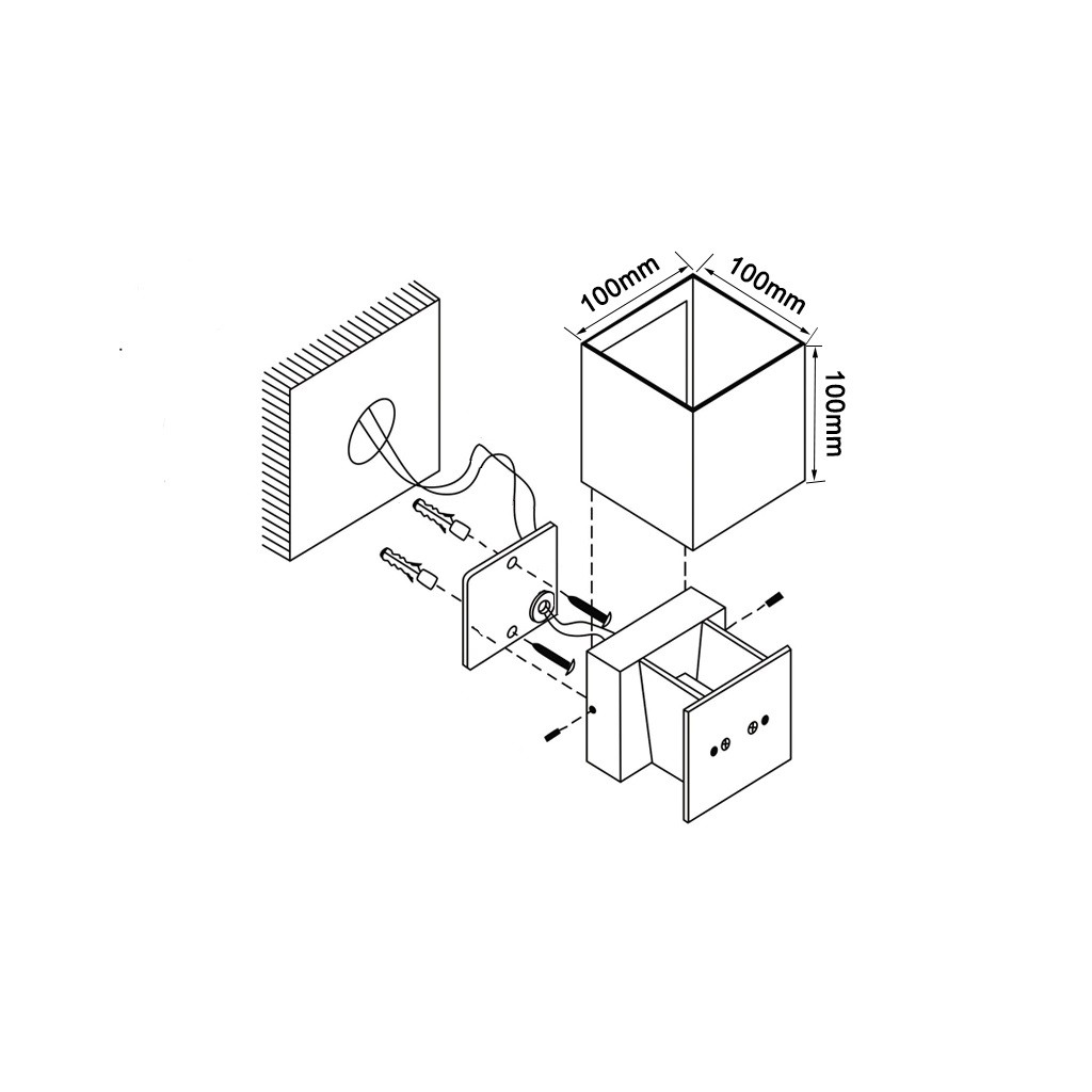 Emilum EMILUM LED-Wandleuchte 24V – Bild 6
