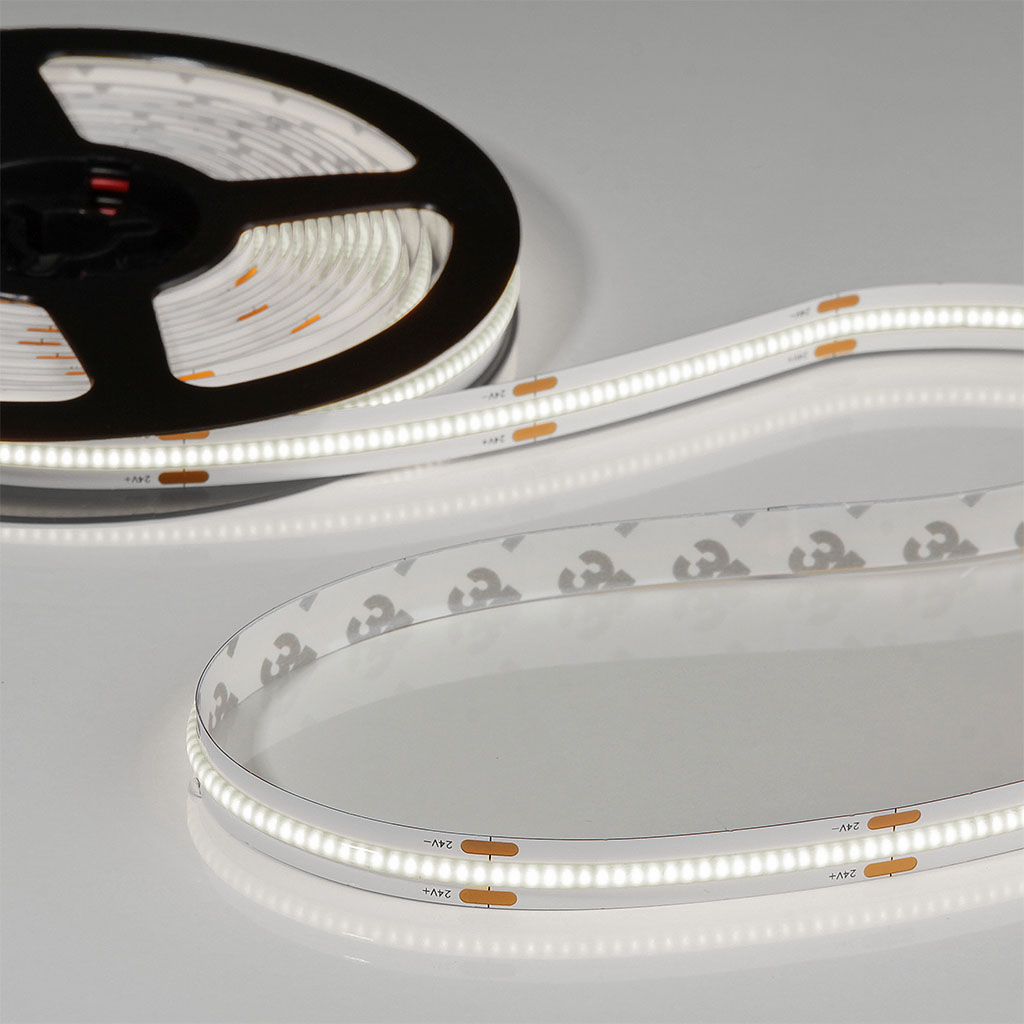 Emilum Flex COB CCT LED-Streifen 24V, 14W, 2200K/5700K, CRI90, 604LED, IP20, 10mm – Bild 3