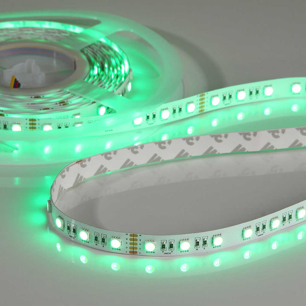 Emilum Flex Stripe 24V, 19.2W, RGBW/2700K, CRI90, 60LED, IP20, 12mm – Bild 5
