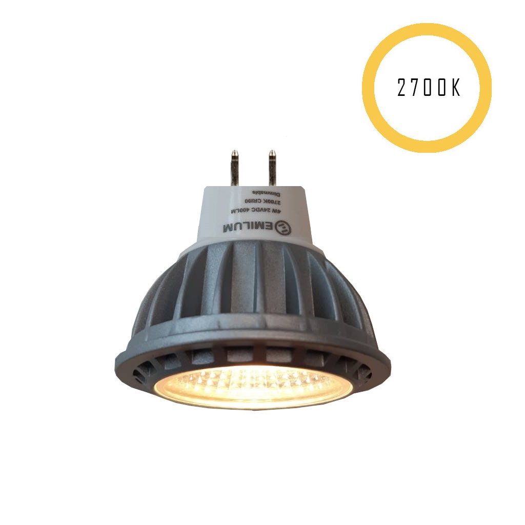 Emilum LED-Retrofit-Spot, 24V, 4W, 2700K, MR16 (GU5.3)
