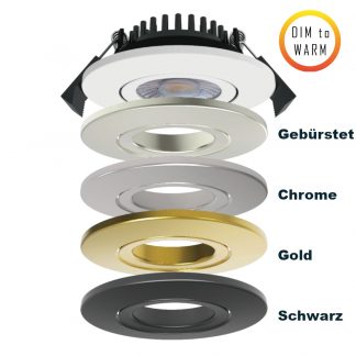 Emilum LED-Swing Spot 24V, 5W, Dim to Warm, 3000K-2200K, CRI90