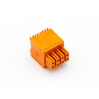 Push-Steckklemme Orange 2x4fach